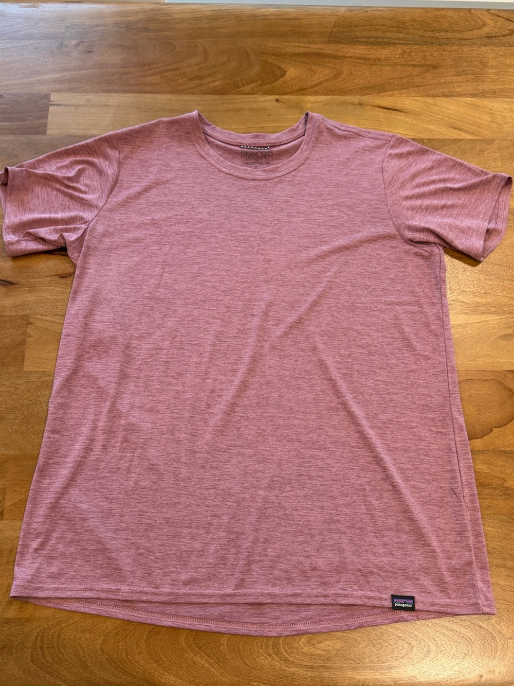 Patagonia Women's Short Sleeve Crew Tee in Dusty Rose Size Large